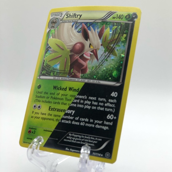Shiftry Pokémon Card Holo Rare - Picture 3 of 3